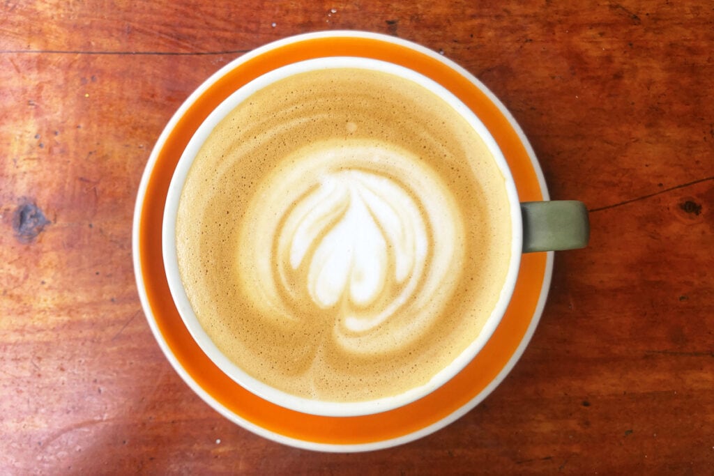 Dublin's best coffee shops a cup of cappucino with foam