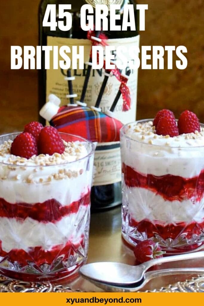 45 Great British Desserts with recipes