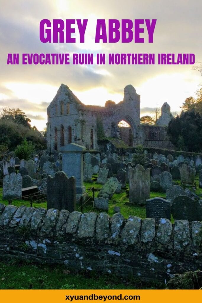 Grey Abbey an evocative ruin in County Down Ireland