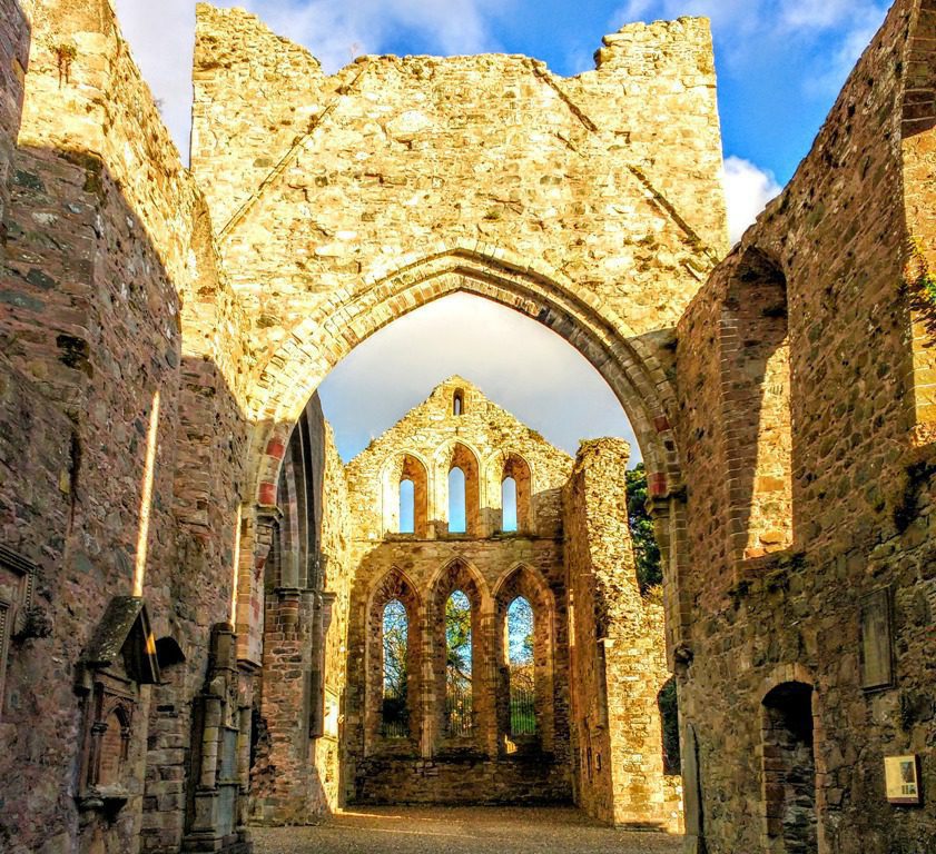 Grey Abbey an evocative ruin in Northern Ireland