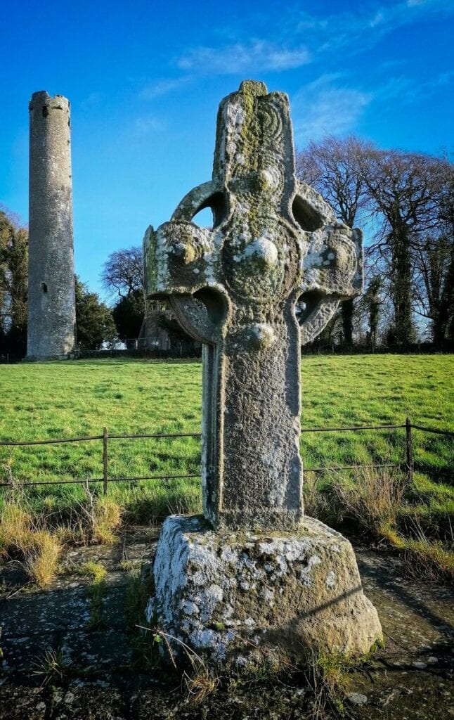 ancient stone celtic cross