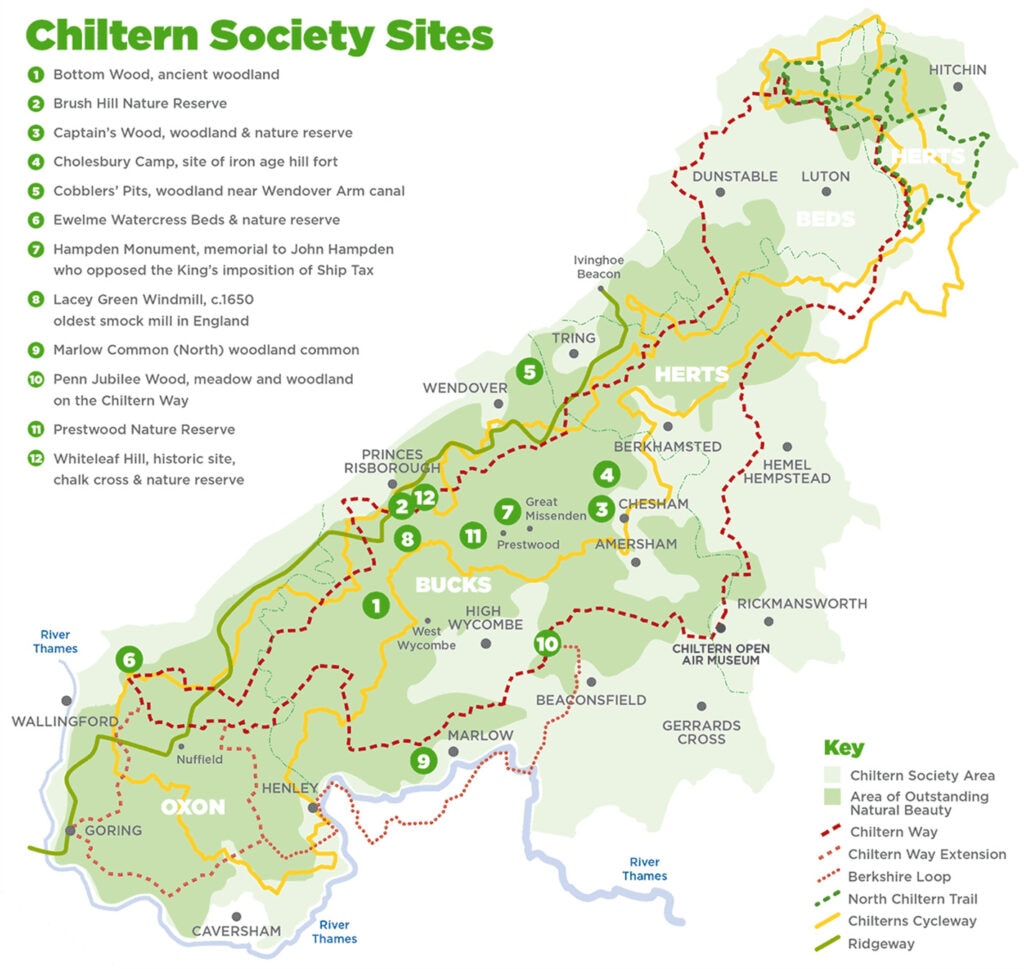 Visiting the extraordinary Chiltern Hills of England