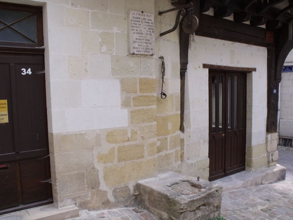 The Joan of Arc Well in the old town of Chinon