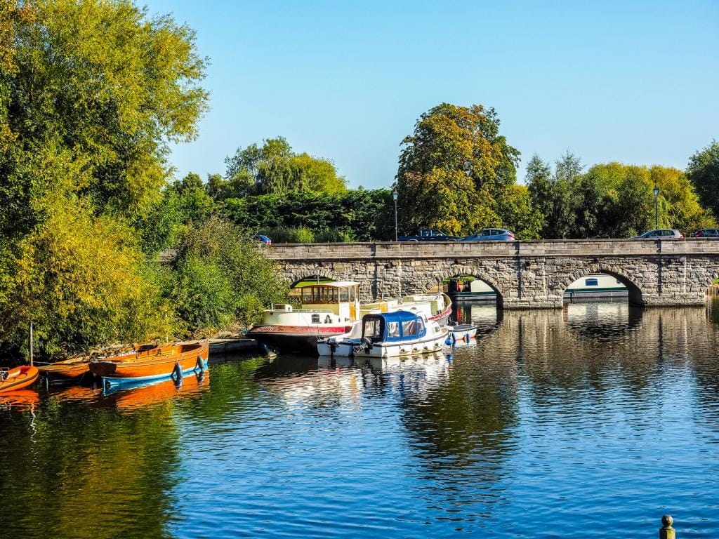 The River Avon in Stratford upon Avon, UK