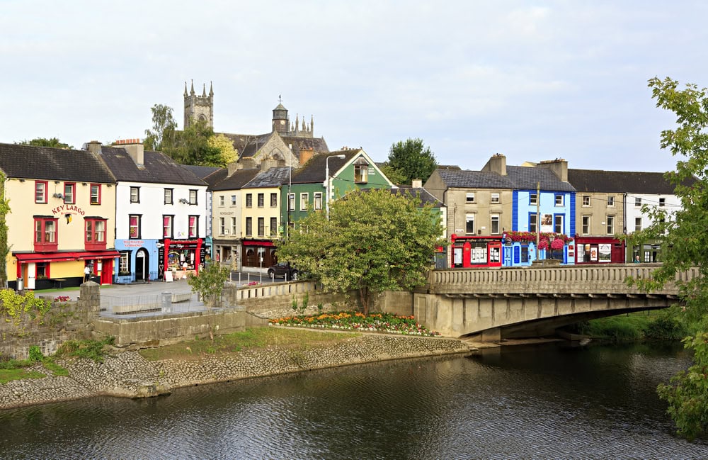 City Kilkenny on the River Nore. Ireland