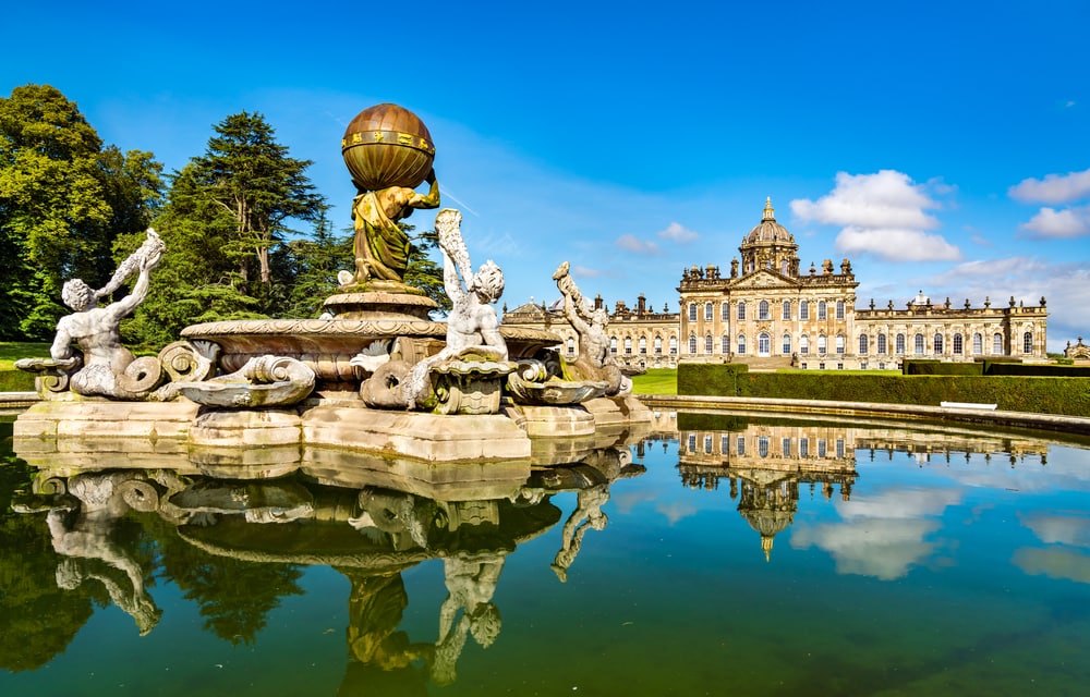 The Atlas Fountain near Castle Howard in York England