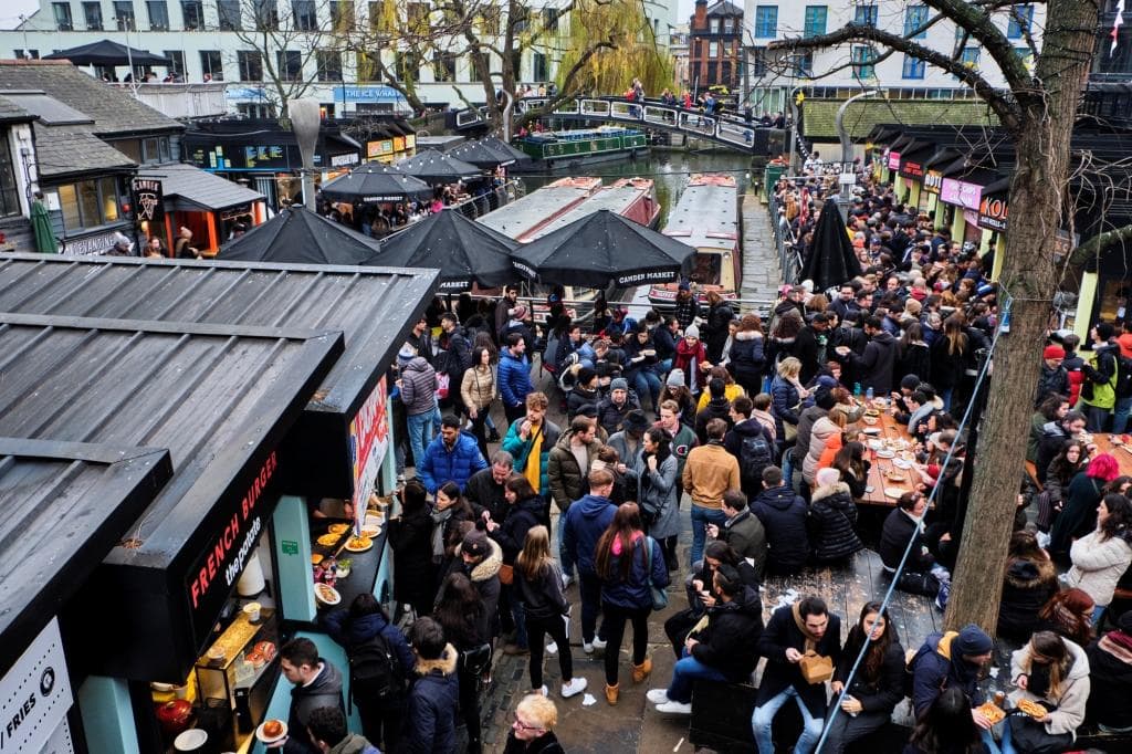 Camden Lock in London, UK