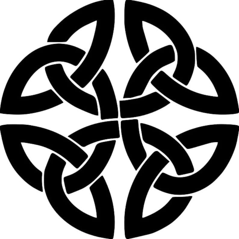 quaternary celtic knot tattoo