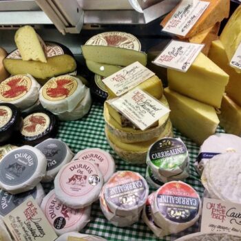 Irish cheese sold in Cork market
