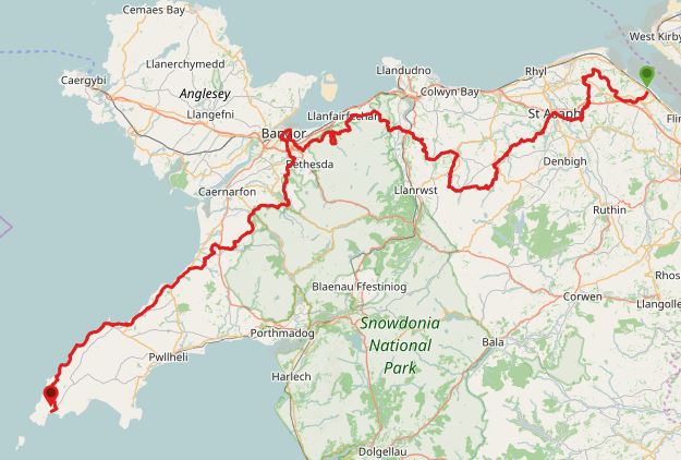  North Wales coast path: the Pilgrims way Wales