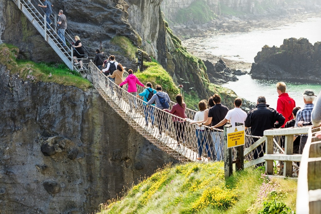 Carrick-a-rede rope bridge - an intrepid crossing