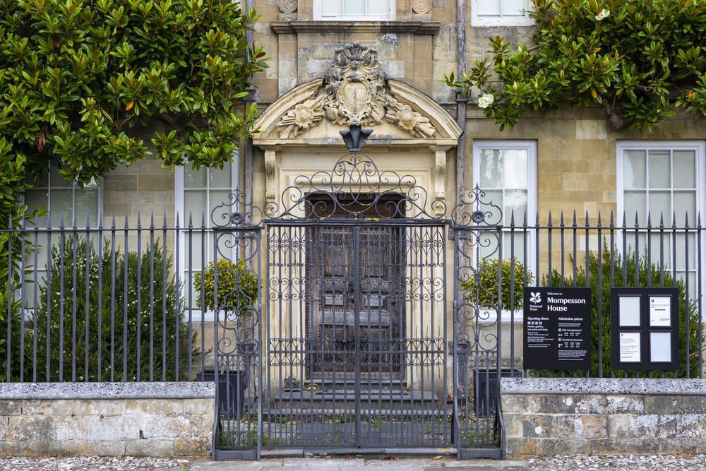 Salisbury, UK - August 2nd 2020: A view of Mompesson House in the city of Salisbury in Wiltshire, UK.