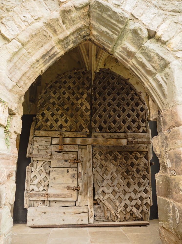 The oldest surviving wooden castle doors in Europe are to be found in the ruins of Chepstow Castle, Wales