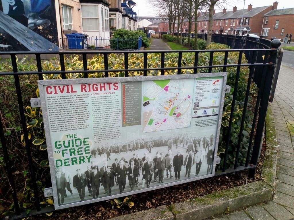 Derry Murals: The People's Gallery Bogside Derry