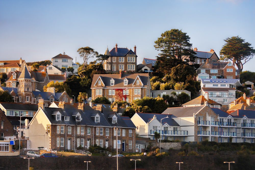 Traditional Houses in Penzance, UK