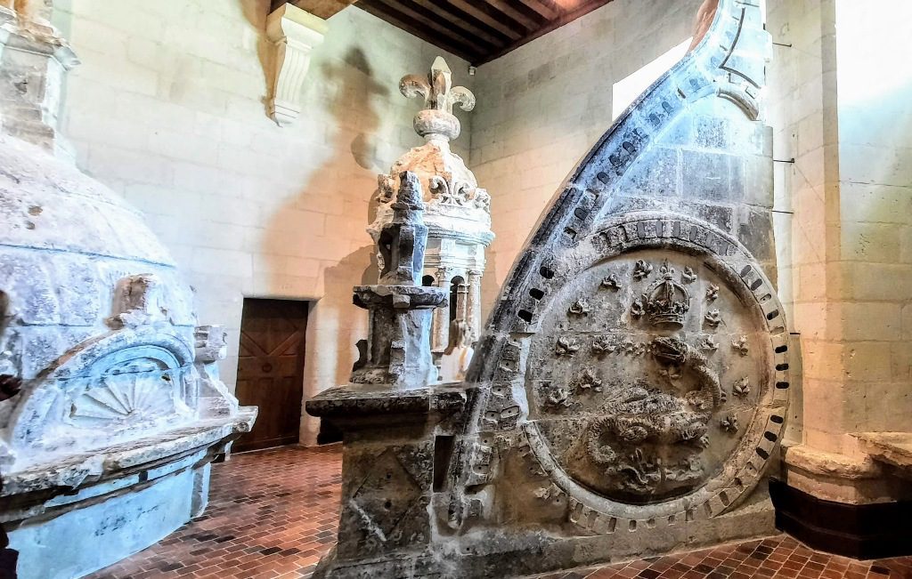 The Lapidary room holds dozens of items from Chambord that have now been replaced as these ones were beginning to disintegrate