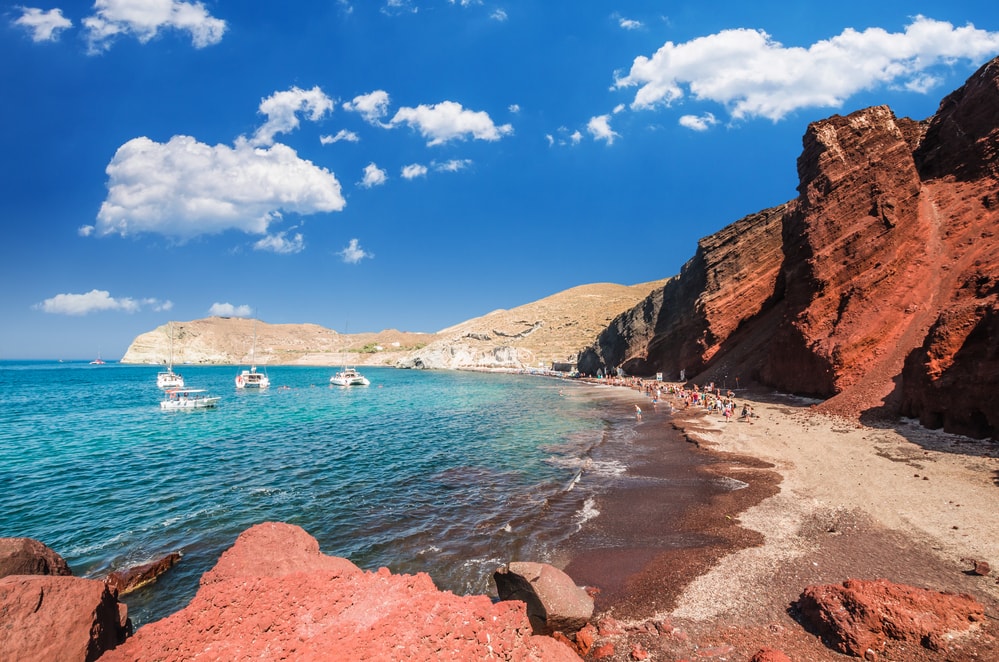 Beautiful summer landscape with one of the most famous beaches in the world.