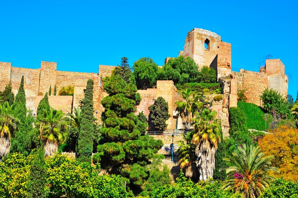 Alcazaba of Malaga, in Malaga, Spain