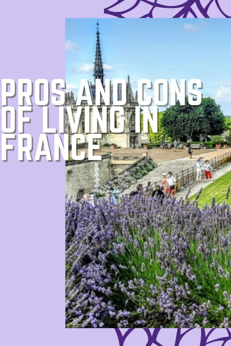 Analyzing the pros and cons of LIVING IN FRANCE amid historic architecture and lavender gardens.