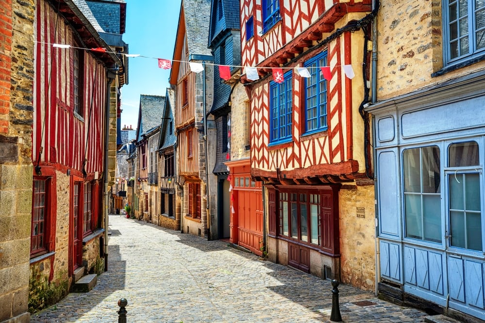 Vitre historical Old town, Brittany, France