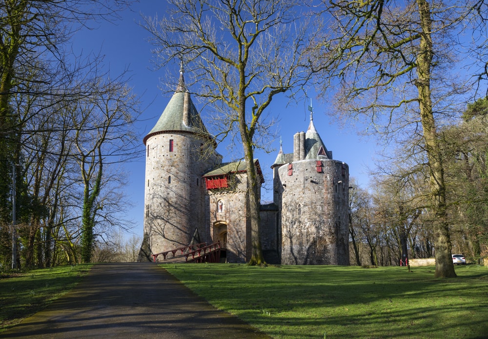 is a 19th-century Gothic Revival castle built above the village of Tongwynlais Wales. Dubbed as the fairytale castle, Castell Coch or Red Castle was built in the 19th century as a love sanctuary for the 3rd Marquess of Bute and his Lady.