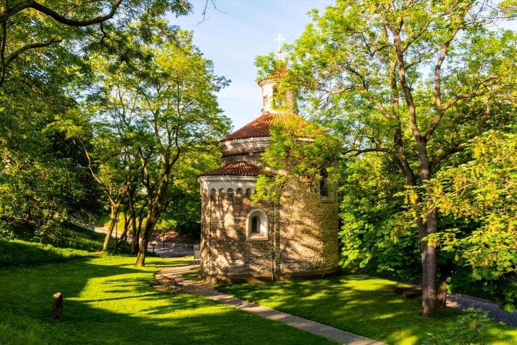 Rotunda of St Martin on Vysehrad, Prague, Czech Republic