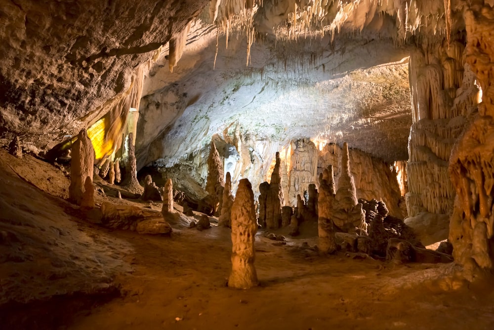 Postojna grotte in Slovenia