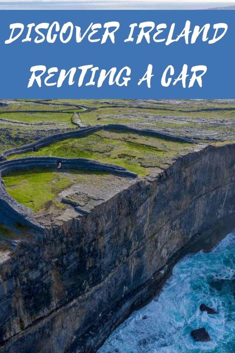 Exploring the rugged coastline of Ireland by renting a car.