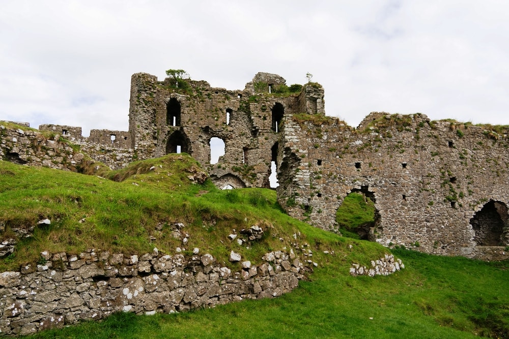 Castle ruins in Ireland