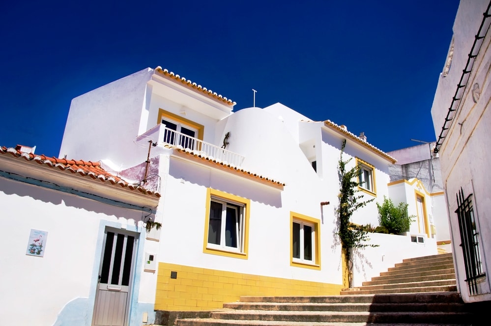 traditional portuguese houses in a small village, Algarve, Portugal