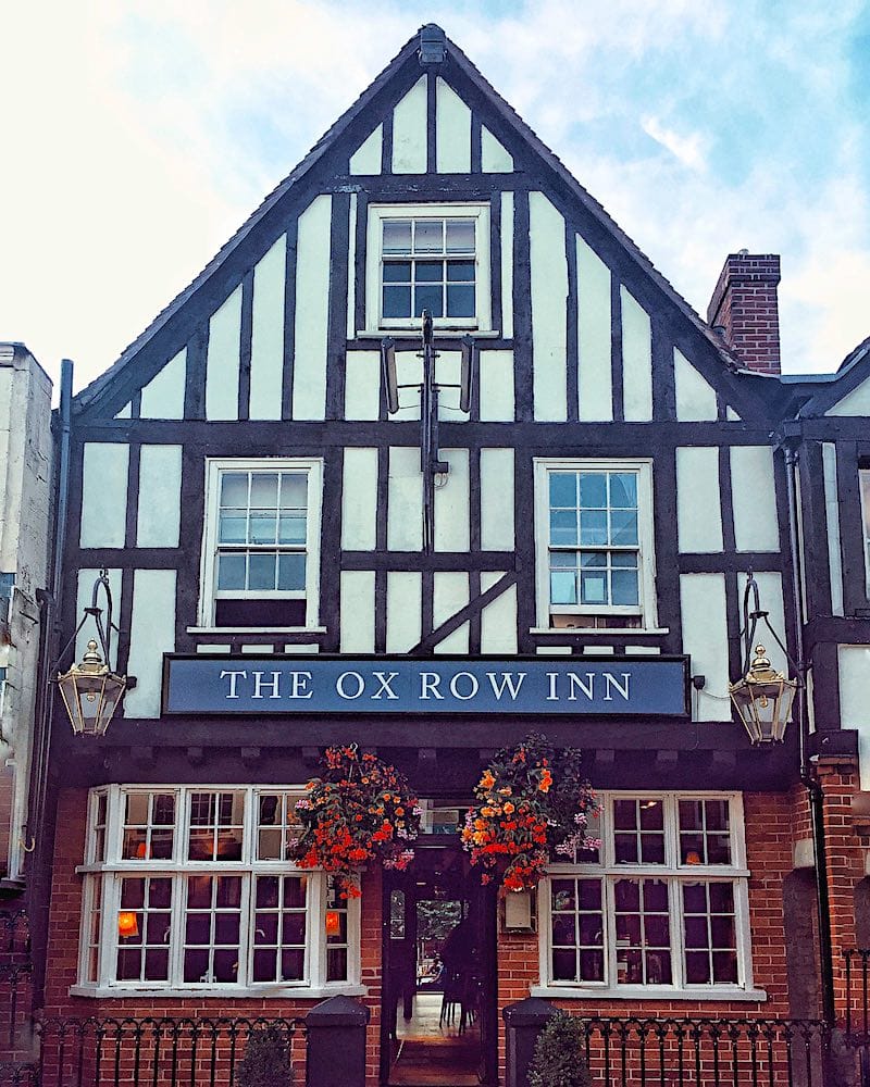 Salisbury to Stonehenge: visit Salisbury and tour Stonehenge.The Oxbow Inn a wattle and daub medieval building in Salisbury