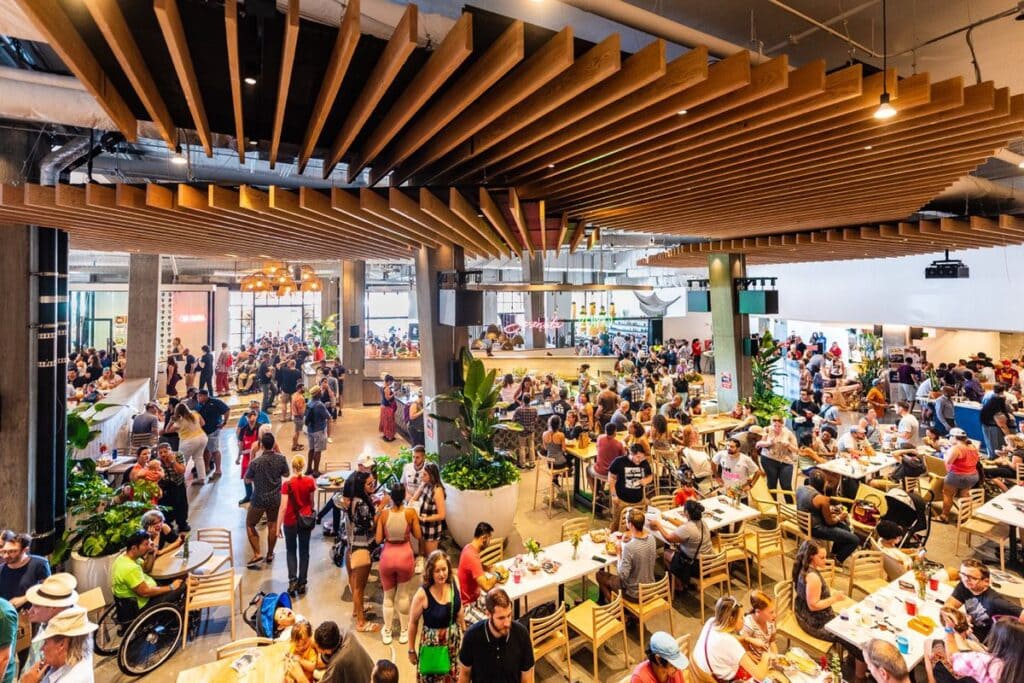 Things to do in Washinton DC for foodies,  The Union Market hall in Washington