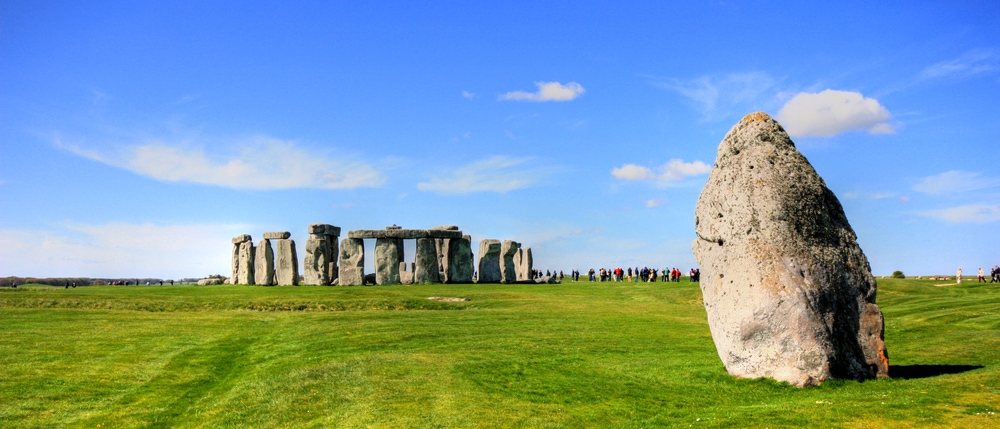 UNESCO World Heritage Sites in the UK Beautiful view of the prehistoric site of Stonehenge in England