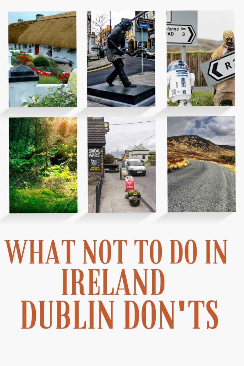 15 Dublin Don'ts - a little bit of Irish craic for you