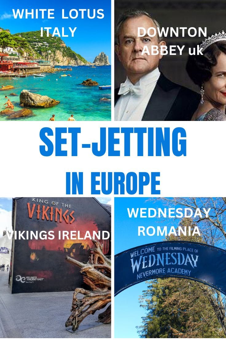 Explore iconic set-jetting destinations across Europe.