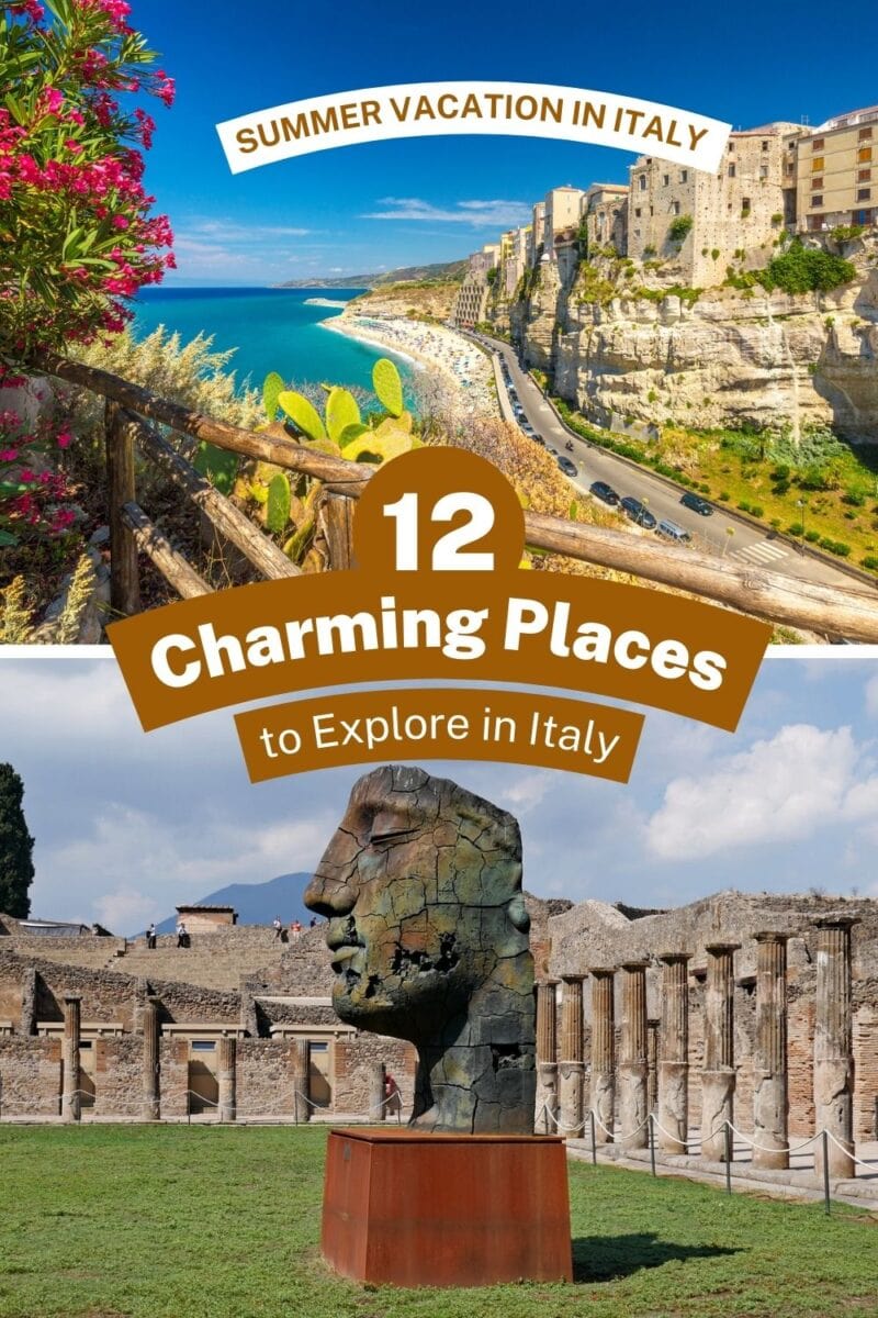 12 charming places to explore in Italy, among the best places to visit.