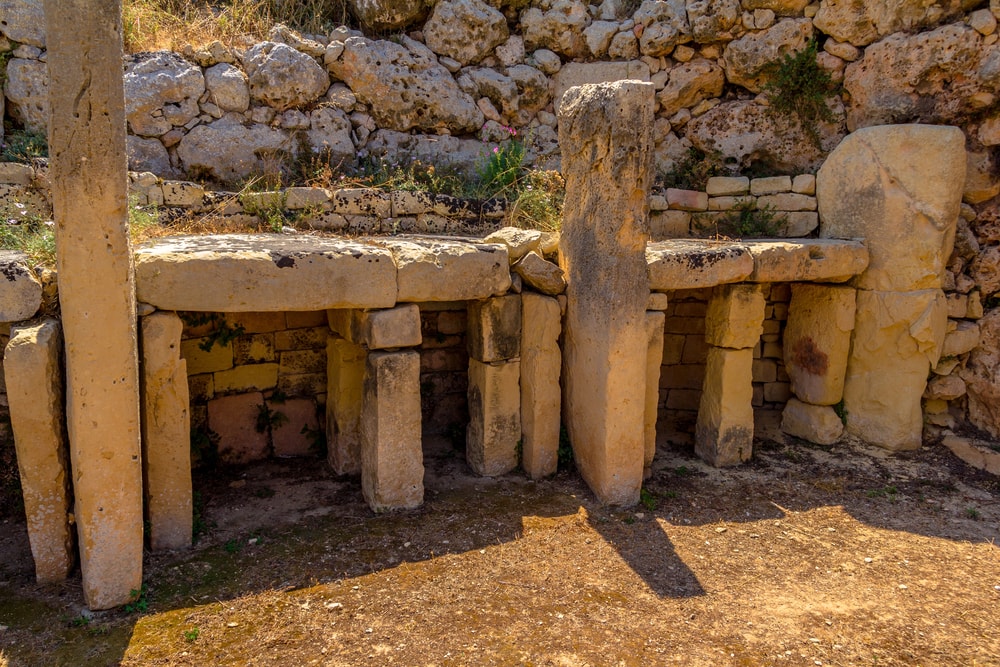 Explore ancient stone ruins with standing and horizontal slabs forming a partial enclosure among the top things to do in Malta.