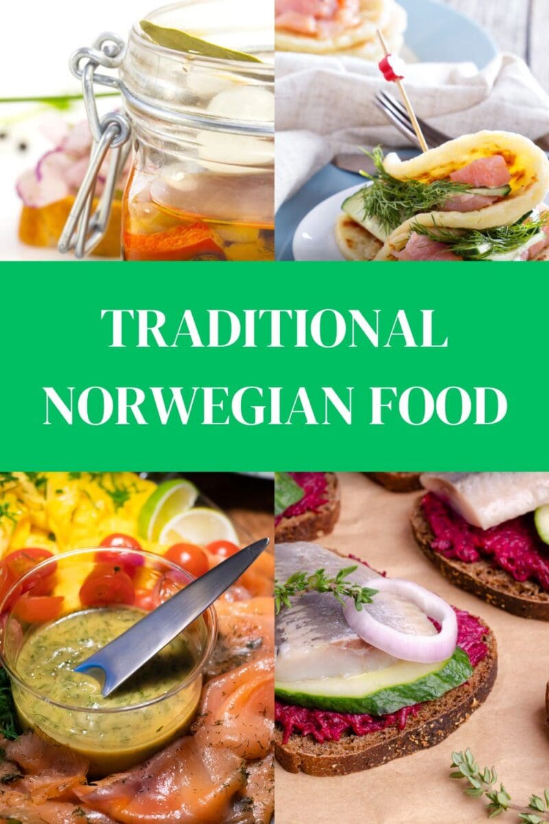 Traditional food in Norway.