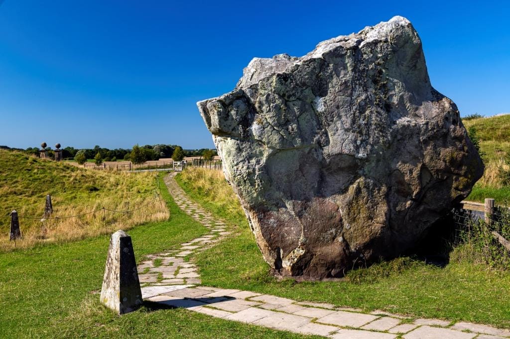 Avebury Standing Stone. Ancient Neolithic, England, United Kingdom