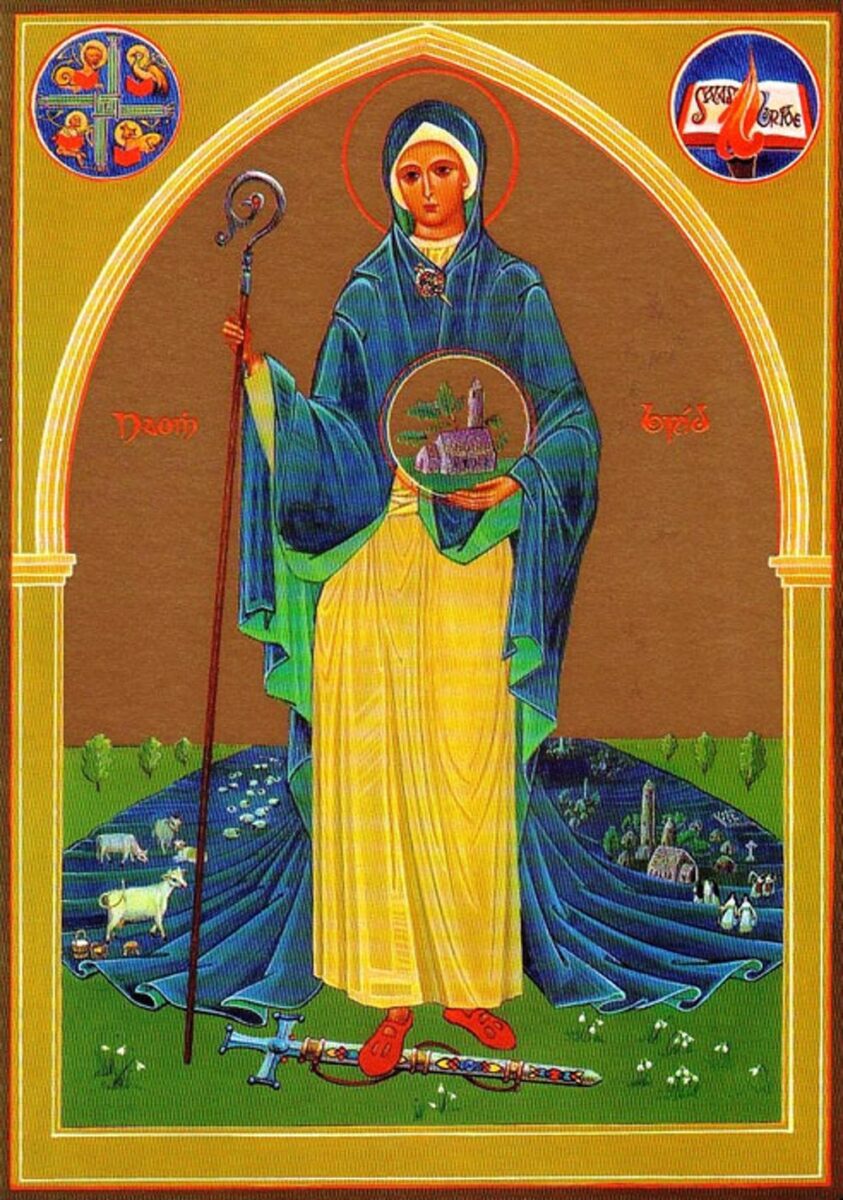 An image of Saint Brigid