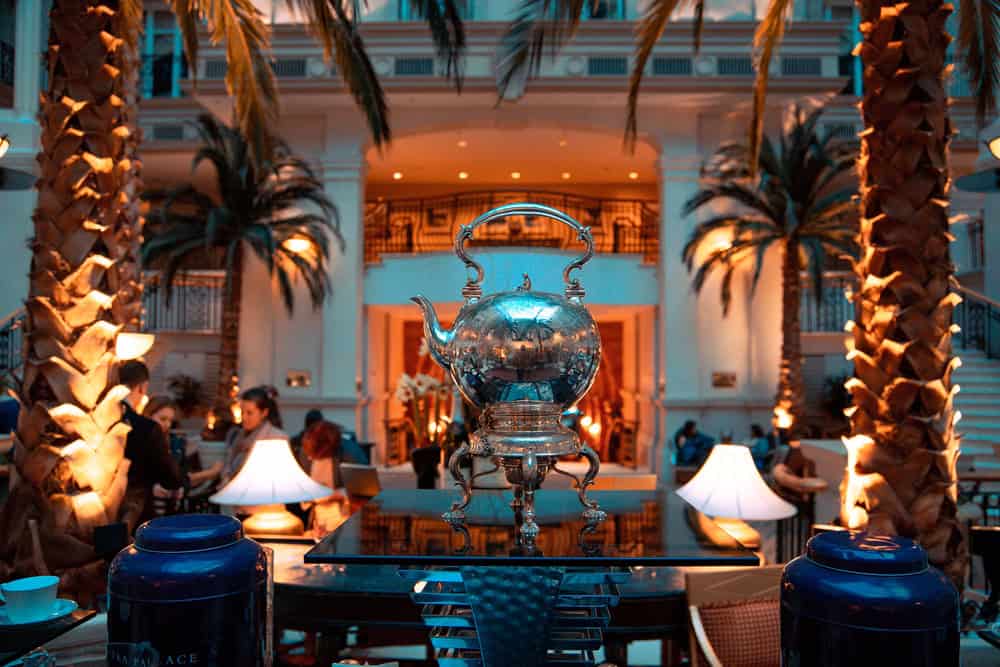 Tea at the Ritz in the Palm room