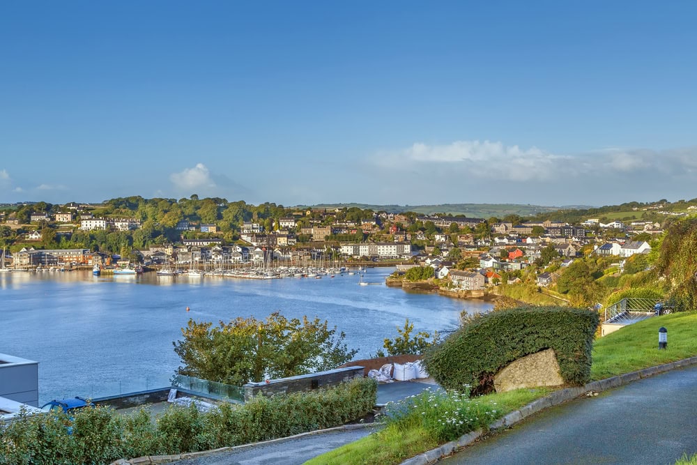 View of Kinsale from mouth of the River Bandon, Ireland