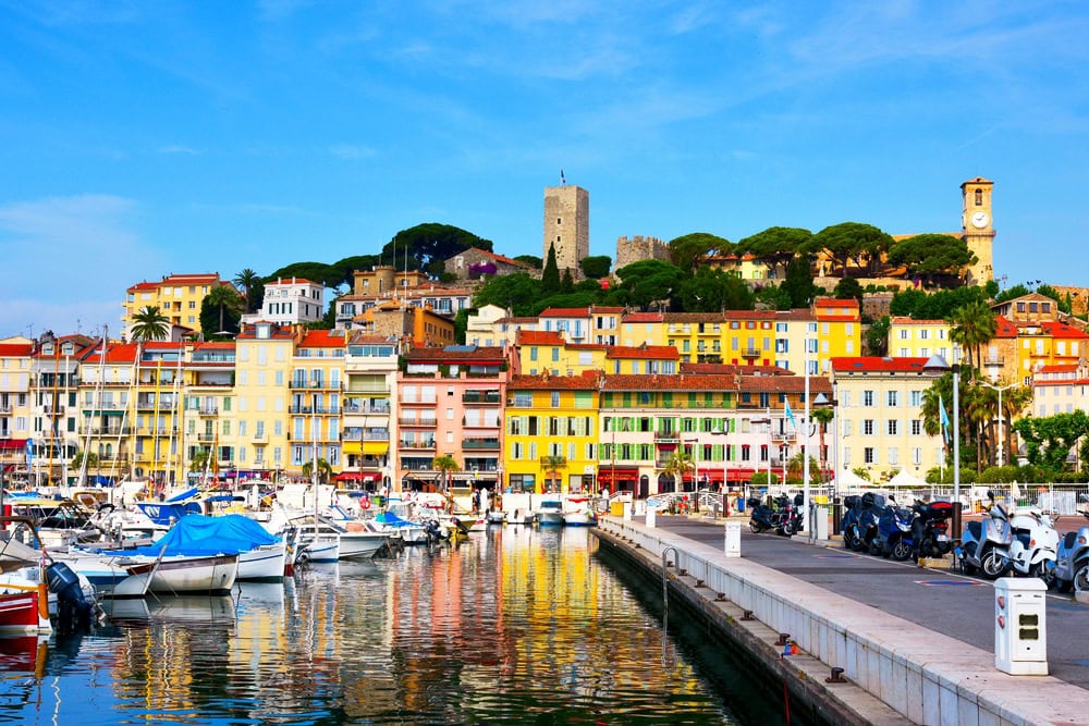 Vieux Port in Cannes, France