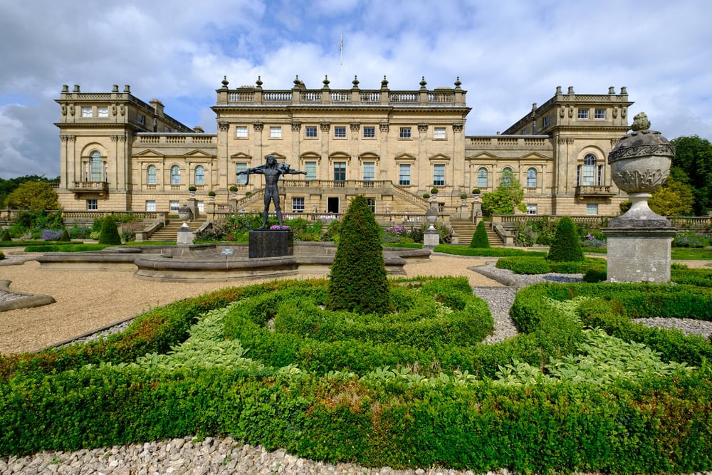 Harewood House Harrogate 18th century Stately Home in West Yorkshire near Leeds in the United Kingdom