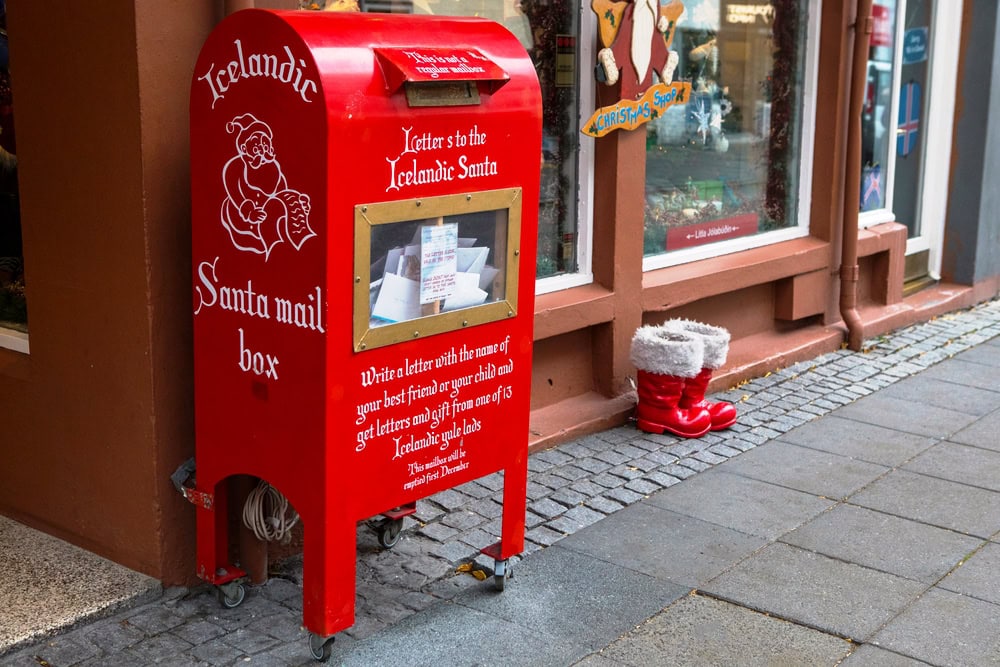 Santa Mail Box in Reykjavik