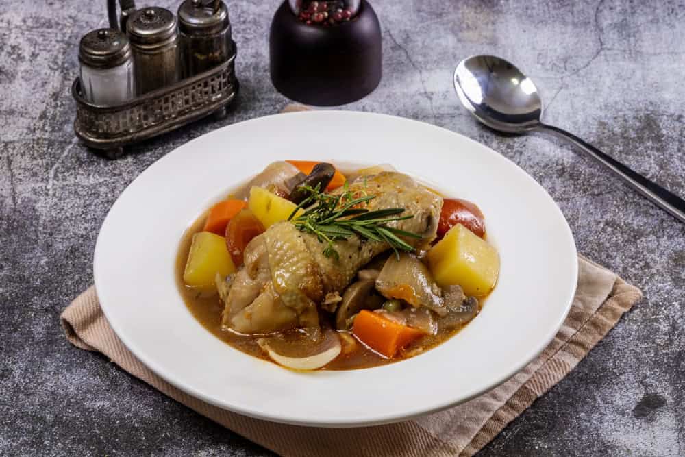 Chicken Stew with potato and carrot