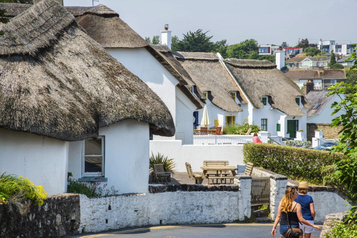 Thatched Cottages, Dunmore East,