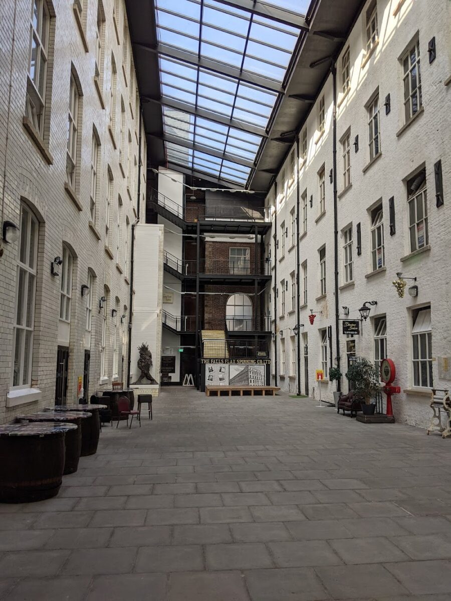 Interior of the Conway Mill building