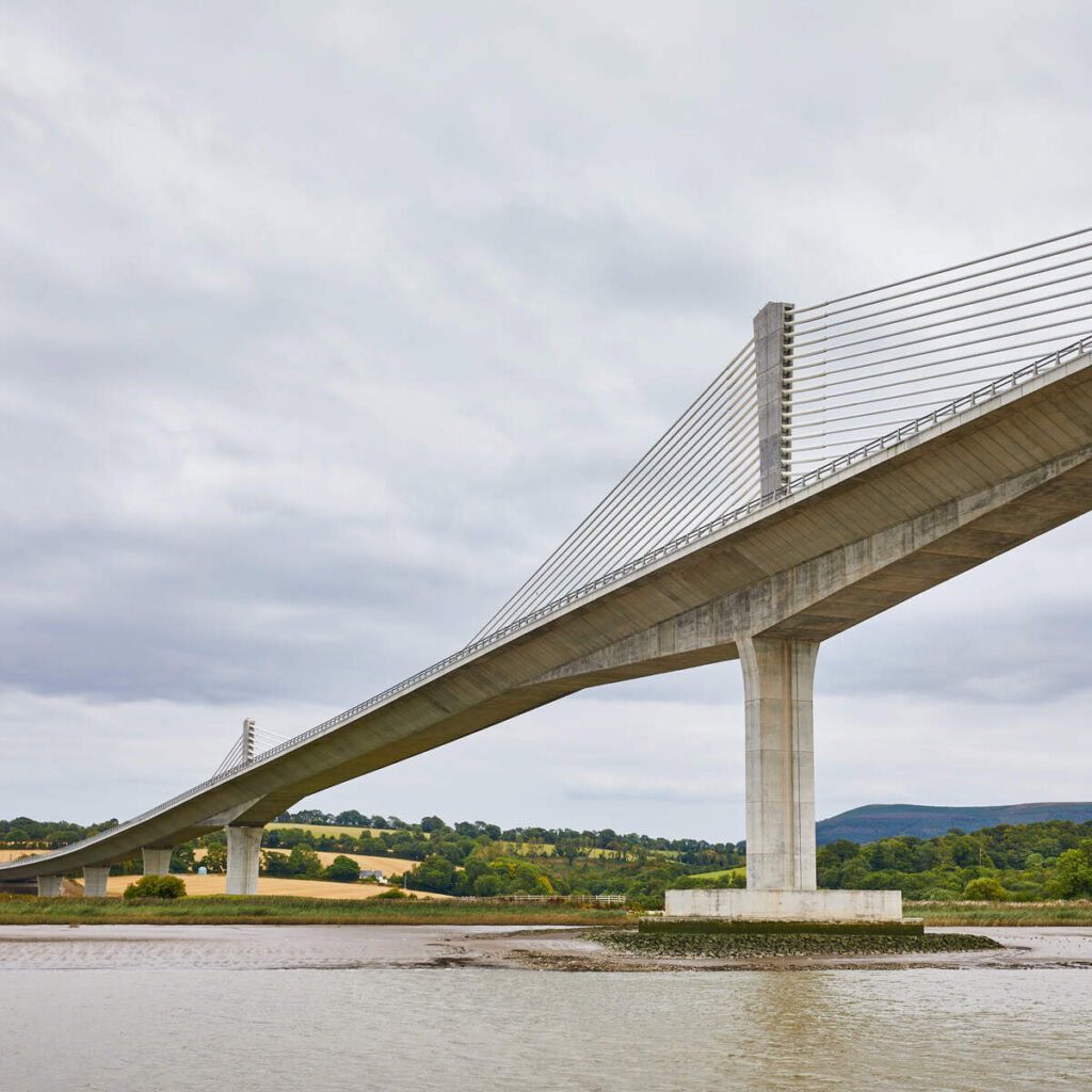 The Rose Fitzgerald Kennedy Bridge in Wexford Ireland