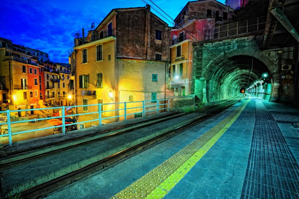 Platform in Vernazza village